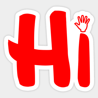 Hi Sticker